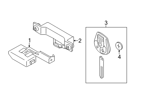 2020 Nissan NV Anti-Theft Components Diagram