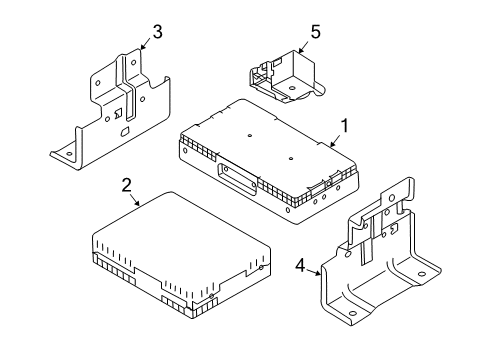 2020 Nissan 370Z Communication System Components Diagram