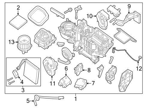 Blower Assy-Front Diagram for 27220-6RF0B