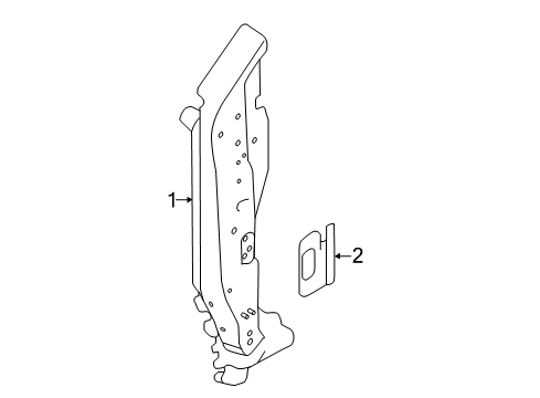 2020 Nissan Murano Hinge Pillar Diagram