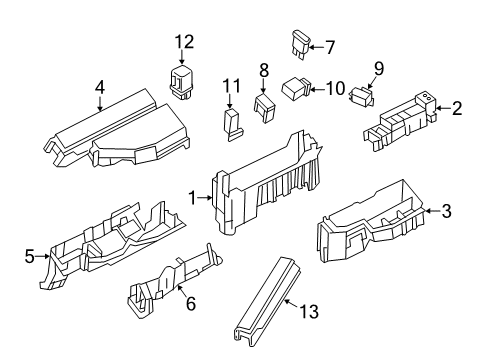 2020 Nissan Pathfinder Headlamps Diagram 1