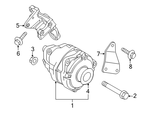 ALT ASSY REMAN Diagram for 2310M-1LA1ARW