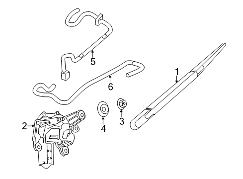 2020 Nissan Pathfinder Wipers Diagram 1