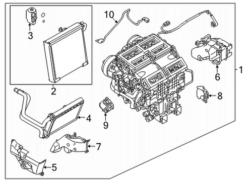 2021 Nissan Rogue A/C & Heater Control Units Diagram 2