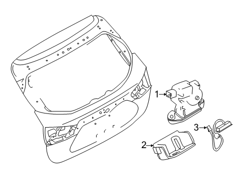 2021 Nissan Rogue Sport Lift Gate Diagram 2