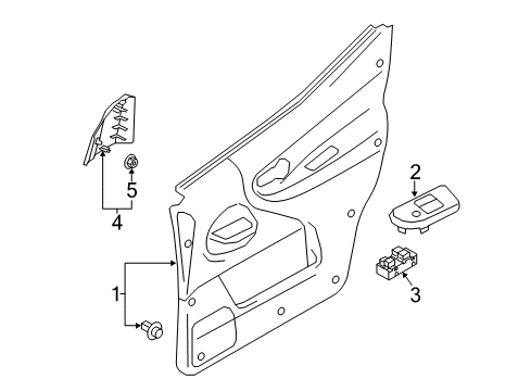 2020 Nissan NV Front Door Diagram 2