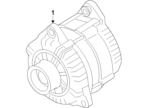 2021 Nissan NV 3500 Alternator Diagram 1