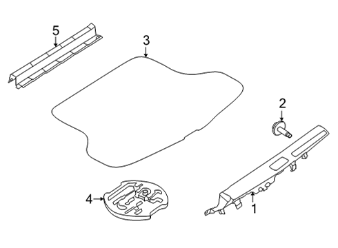 2021 Nissan Sentra Interior Trim - Rear Body Diagram 2