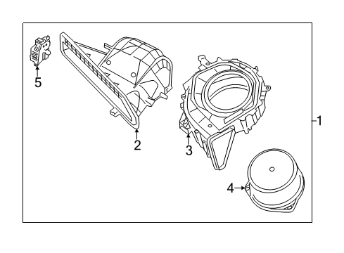 2021 Nissan Murano Blower Motor & Fan Diagram