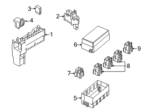 2021 Nissan Rogue Fuse & Relay Diagram 2