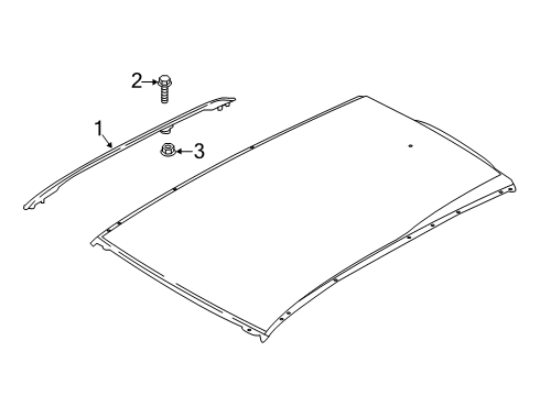 2021 Nissan Kicks Roof Rack Diagram