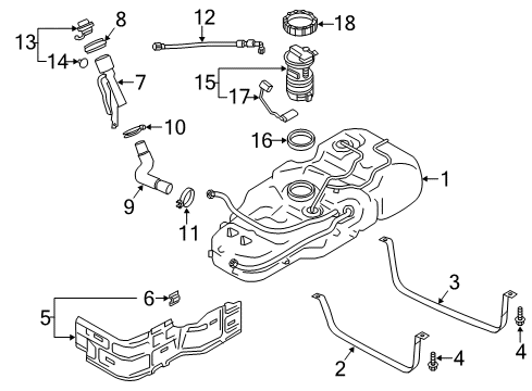 2020 Nissan NV Fuel Supply Diagram