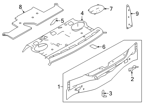 2021 Nissan Altima Rear Body Diagram