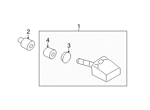 2020 Nissan Pathfinder Tire Pressure Monitoring Diagram