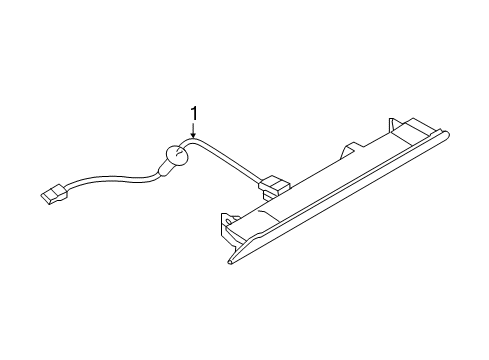 2022 Nissan Rogue Sport High Mount Lamps Diagram