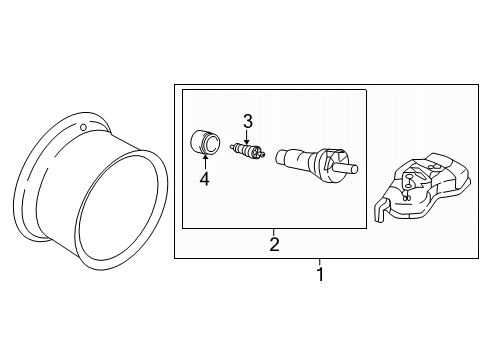 2020 Nissan Rogue Tire Pressure Monitoring Diagram