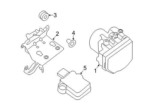 2020 Nissan Pathfinder Anti-Lock Brakes Diagram 1