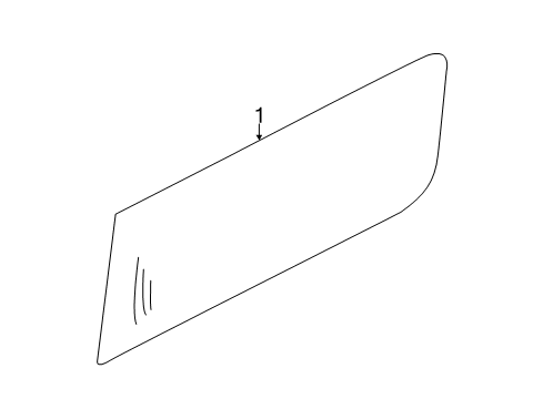 2021 Nissan NV Glass - Side Panel Diagram 2