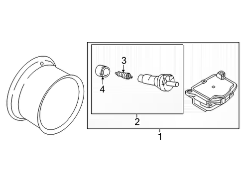 2021 Nissan Rogue Tire Pressure Monitoring Diagram