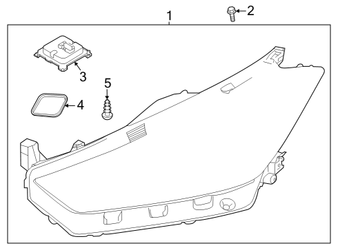 2021 Nissan Kicks Headlamps Diagram 1