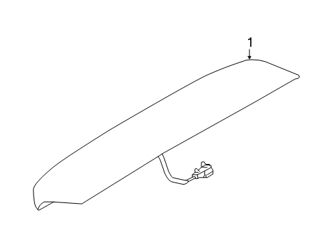 2021 Nissan Titan High Mount Lamps Diagram