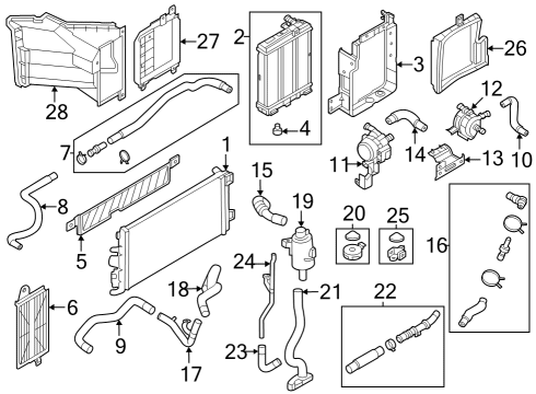 2024 Nissan Z HOSE-SUB,RADIATOR Diagram for 21513-6GR0A