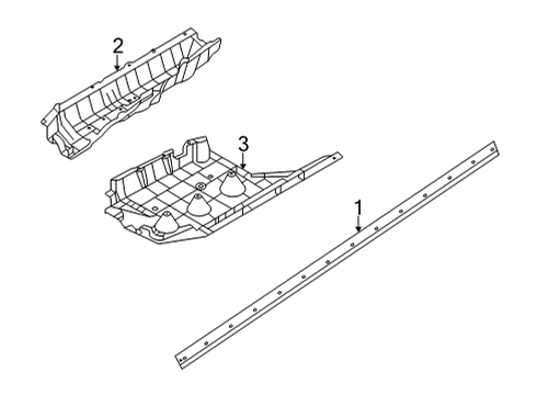 2023 Nissan Pathfinder Seal-Front Door Parting,RH Diagram for 80838-6TA0B