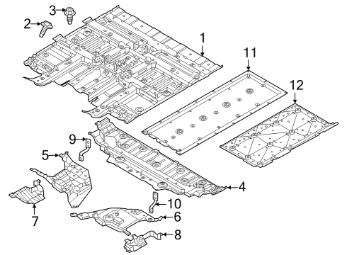 2023 Nissan ARIYA Floor Diagram