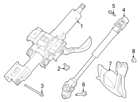 2023 Nissan ARIYA COVER-JOINT,UPPER Diagram for 48985-5MP0A