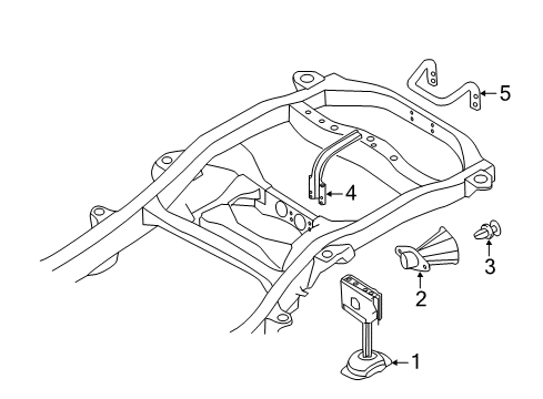 2020 Nissan Armada Spare Tire Carrier Diagram