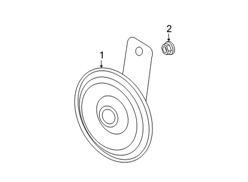 2022 Nissan Versa Horn Diagram