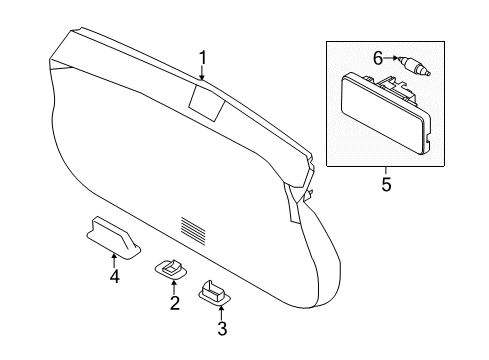 Back Door Pull Handle Diagram for 90940-1VA8B