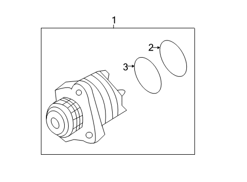 2020 Nissan NV Water Pump Diagram