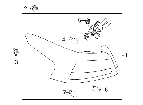 2022 Nissan Altima Bulbs Diagram 4