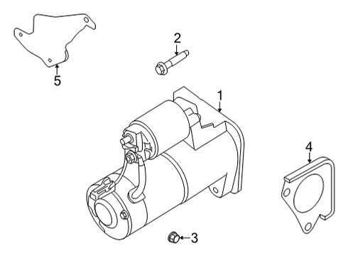 2021 Nissan Frontier Starter Diagram