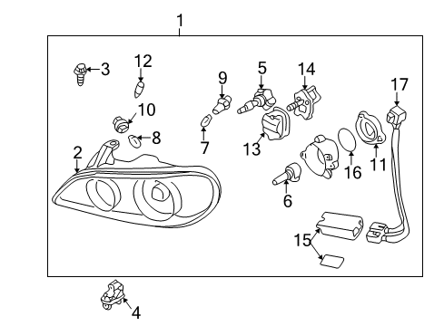 Case Assembly-Head Diagram for 26035-3Y405