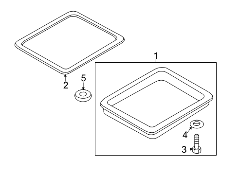 2021 Nissan NV 3500 Transmission Components Diagram