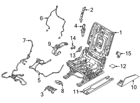 2022 Nissan Pathfinder Second Row Seats Diagram 2