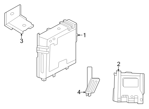 2023 Nissan ARIYA Control Module Diagram