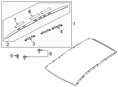 2021 Nissan Murano Roof Rack Diagram