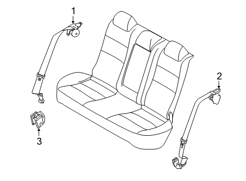 2022 Nissan Altima Seat Belt Diagram 2