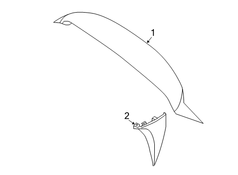 2020 Nissan Pathfinder Rear Spoiler Diagram