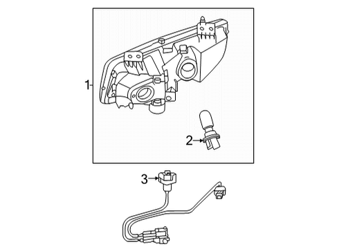 2024 Nissan Frontier Fog Lamps Diagram