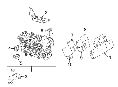 2021 Nissan Rogue Sport Fuse & Relay Diagram 3