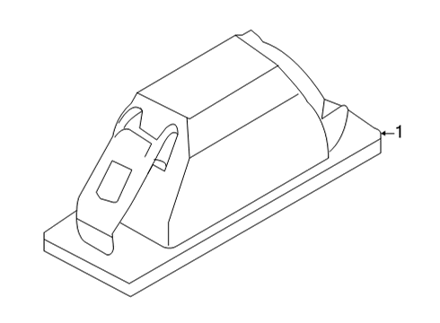 2020 Nissan Versa License Lamps Diagram