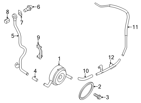 2020 Nissan Pathfinder Oil Cooler Diagram