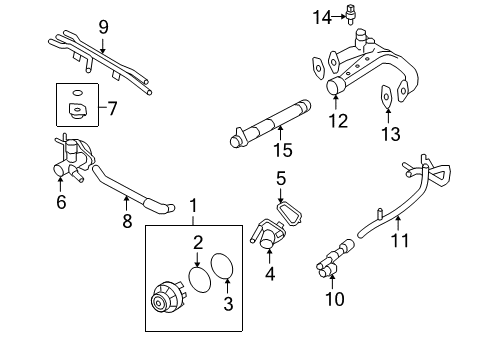 2020 Nissan GT-R Water Pump Diagram