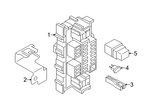 2020 Nissan NV Fuse & Relay Diagram 2