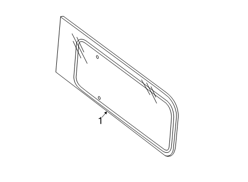 2021 Nissan NV 3500 Front Door Glass & Hardware Diagram 4