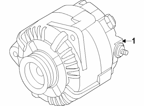 2020 Nissan Maxima Alternator Diagram 1